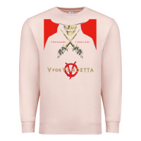 Pale Pink V For Vendetta Freedom Forever Premium Sweatshirt - trangStudio