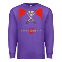 Purple V For Vendetta Freedom Forever Premium Sweatshirt - trangStudio