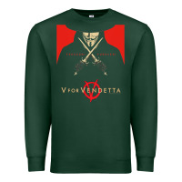 Sports Green V For Vendetta Freedom Forever Premium Sweatshirt - trangStudio