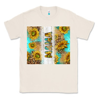Natural western mother's day mama with turquoise and sunflowers and leopard tu Classic Tee - TumblerDesignByShophia