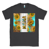 Smoke western mother's day mama with turquoise and sunflowers and leopard tu Classic Tee - TumblerDesignByShophia