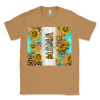 Toasted Coconut western mother's day mama with turquoise and sunflowers and leopard tu Classic Tee - TumblerDesignByShophia