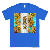 True Royal western mother's day mama with turquoise and sunflowers and leopard tu Classic Tee - TumblerDesignByShophia