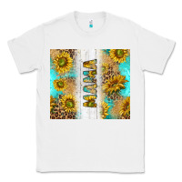 White western mother's day mama with turquoise and sunflowers and leopard tu Classic Tee - TumblerDesignByShophia