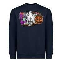 Navy boo Heavyweight Sweatshirt - SublimationCraftShop