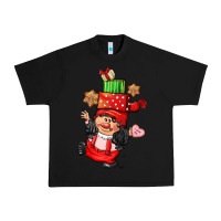 Black cute christmas girl gnome Urban Heavy Tee - CowGirlArtShop