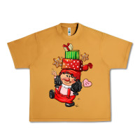 Peanut Butter cute christmas girl gnome Urban Heavy Tee - CowGirlArtShop