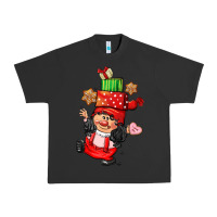 Pigment Black cute christmas girl gnome Urban Heavy Tee - CowGirlArtShop