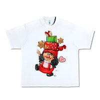 White cute christmas girl gnome Urban Heavy Tee - CowGirlArtShop