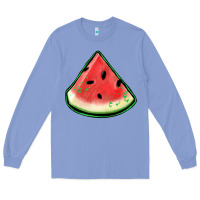 Colony Blue watermelon sliece Long Sleeve Tee - Jasminsmagicworld
