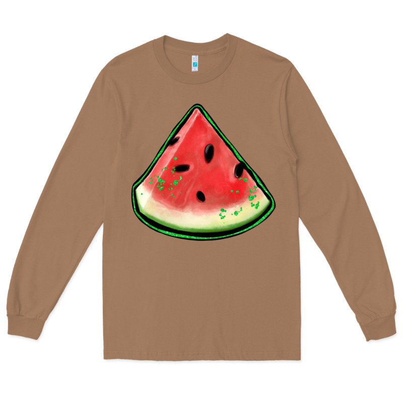 Watermelon Sliece Long Sleeve Tee by Jasminsmagicworld | Teevron