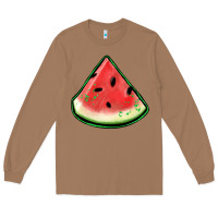 Toasted Coconut watermelon sliece Long Sleeve Tee - Jasminsmagicworld
