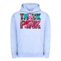 Pigment Grape Ice think pink cancer ribbon Urban Hoodie - AdoDesignShop