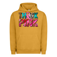 Think Pink Cancer Ribbon Urban Hoodie | Teevron