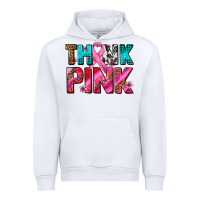 White think pink cancer ribbon Urban Hoodie - AdoDesignShop
