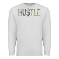 Dove Grey Hustle 100 Dollar Bill Christmas Gift entrepreneur Premium Sweatshirt - trangStudio