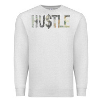 Oatmeal Heather Hustle 100 Dollar Bill Christmas Gift entrepreneur Premium Sweatshirt - trangStudio