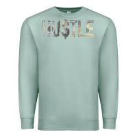 Seafoam Hustle 100 Dollar Bill Christmas Gift entrepreneur Premium Sweatshirt - trangStudio