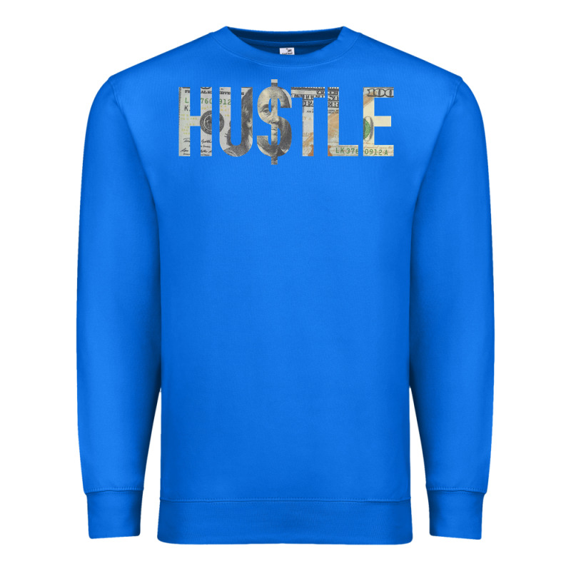 Hustle 100 Dollar Bill Christmas Gift Entrepreneur Premium Sweatshirt by trangStudio | Teevron