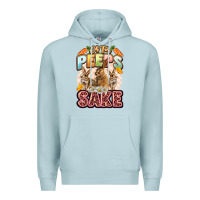 Blue Mist Oh for peeps sake Easter Day Premium Hoodie - LillyAllenDesigns