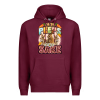 Burgundy Oh for peeps sake Easter Day Premium Hoodie - LillyAllenDesigns