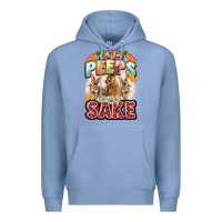 Colony Blue Oh for peeps sake Easter Day Premium Hoodie - LillyAllenDesigns