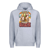 Heather Grey Oh for peeps sake Easter Day Premium Hoodie - LillyAllenDesigns