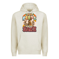 Oatmeal Heather Oh for peeps sake Easter Day Premium Hoodie - LillyAllenDesigns