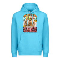 Ocean Blue Oh for peeps sake Easter Day Premium Hoodie - LillyAllenDesigns
