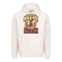 Pale Pink Oh for peeps sake Easter Day Premium Hoodie - LillyAllenDesigns
