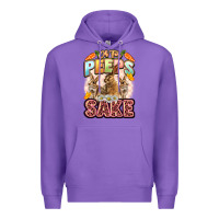Purple Oh for peeps sake Easter Day Premium Hoodie - LillyAllenDesigns