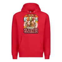 Red Oh for peeps sake Easter Day Premium Hoodie - LillyAllenDesigns