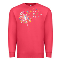 Cardinal Womens Funny Dandelion Books Gift For Reading Lover Women Girls V-Neck Premium Sweatshirt - trangStudio