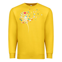 Lemon Womens Funny Dandelion Books Gift For Reading Lover Women Girls V-Neck Premium Sweatshirt - trangStudio