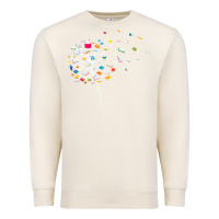 Sandshell Womens Funny Dandelion Books Gift For Reading Lover Women Girls V-Neck Premium Sweatshirt - trangStudio