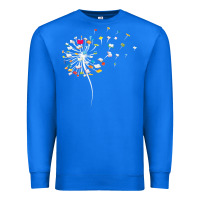 True Royal Womens Funny Dandelion Books Gift For Reading Lover Women Girls V-Neck Premium Sweatshirt - trangStudio