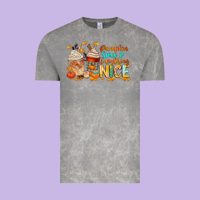 Pumpkin Spice And Everything Nice Vintage Tee Designed By Cowgirlartshop