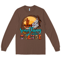Chestnut something in the orange olivia Long Sleeve Tee - OliviaCreatesArt