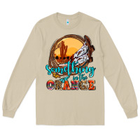 Mushroom something in the orange olivia Long Sleeve Tee - OliviaCreatesArt