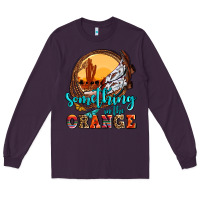 Plum something in the orange olivia Long Sleeve Tee - OliviaCreatesArt