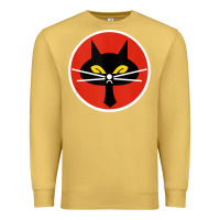 Antique Gold black cat squadron taiwanese u 2 spy plane emblem gift tank top Premium Sweatshirt - trangStudio