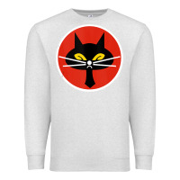 Oatmeal Heather black cat squadron taiwanese u 2 spy plane emblem gift tank top Premium Sweatshirt - trangStudio