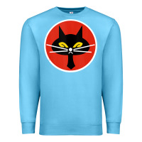 Ocean Blue black cat squadron taiwanese u 2 spy plane emblem gift tank top Premium Sweatshirt - trangStudio