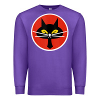 Purple black cat squadron taiwanese u 2 spy plane emblem gift tank top Premium Sweatshirt - trangStudio