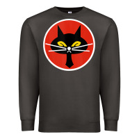 Smoke black cat squadron taiwanese u 2 spy plane emblem gift tank top Premium Sweatshirt - trangStudio