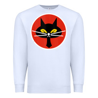 White black cat squadron taiwanese u 2 spy plane emblem gift tank top Premium Sweatshirt - trangStudio