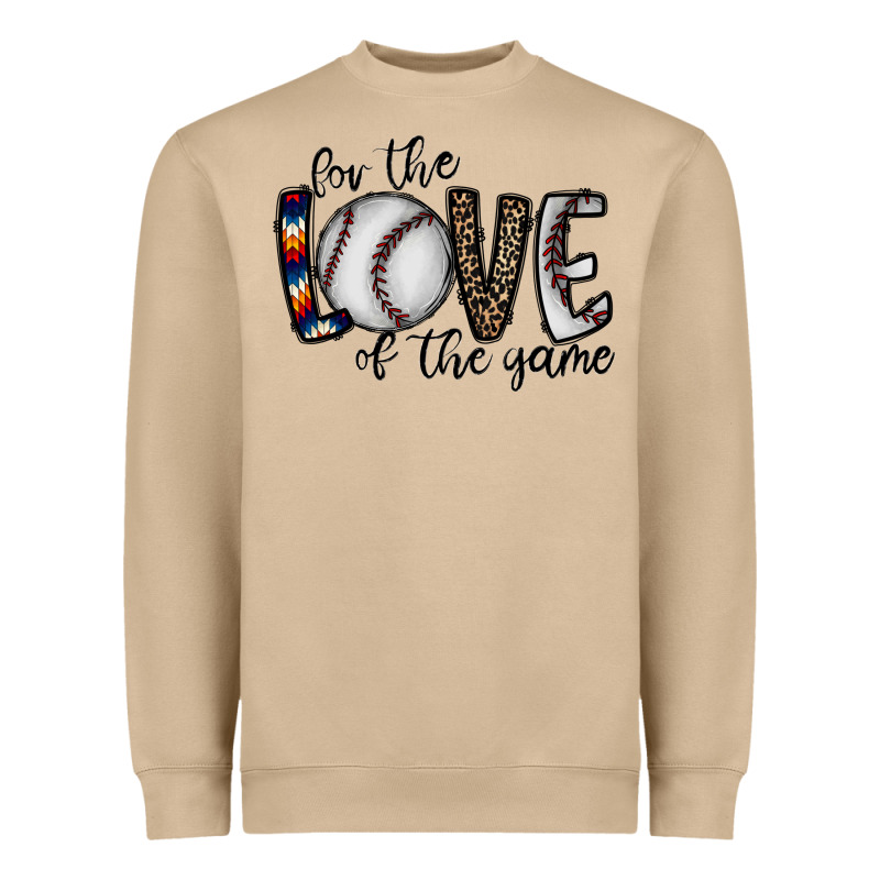 For The Love Of The Game Baseball Heavyweight Sweatshirt by CowhideDigitalArt | Teevron