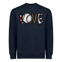 Navy for the love of the game baseball Heavyweight Sweatshirt - CowhideDigitalArt