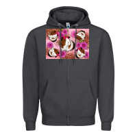 Smoke Guinea pig flowers Zipper Hoodie - Artiststas