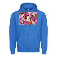 True Royal Guinea pig flowers Zipper Hoodie - Artiststas